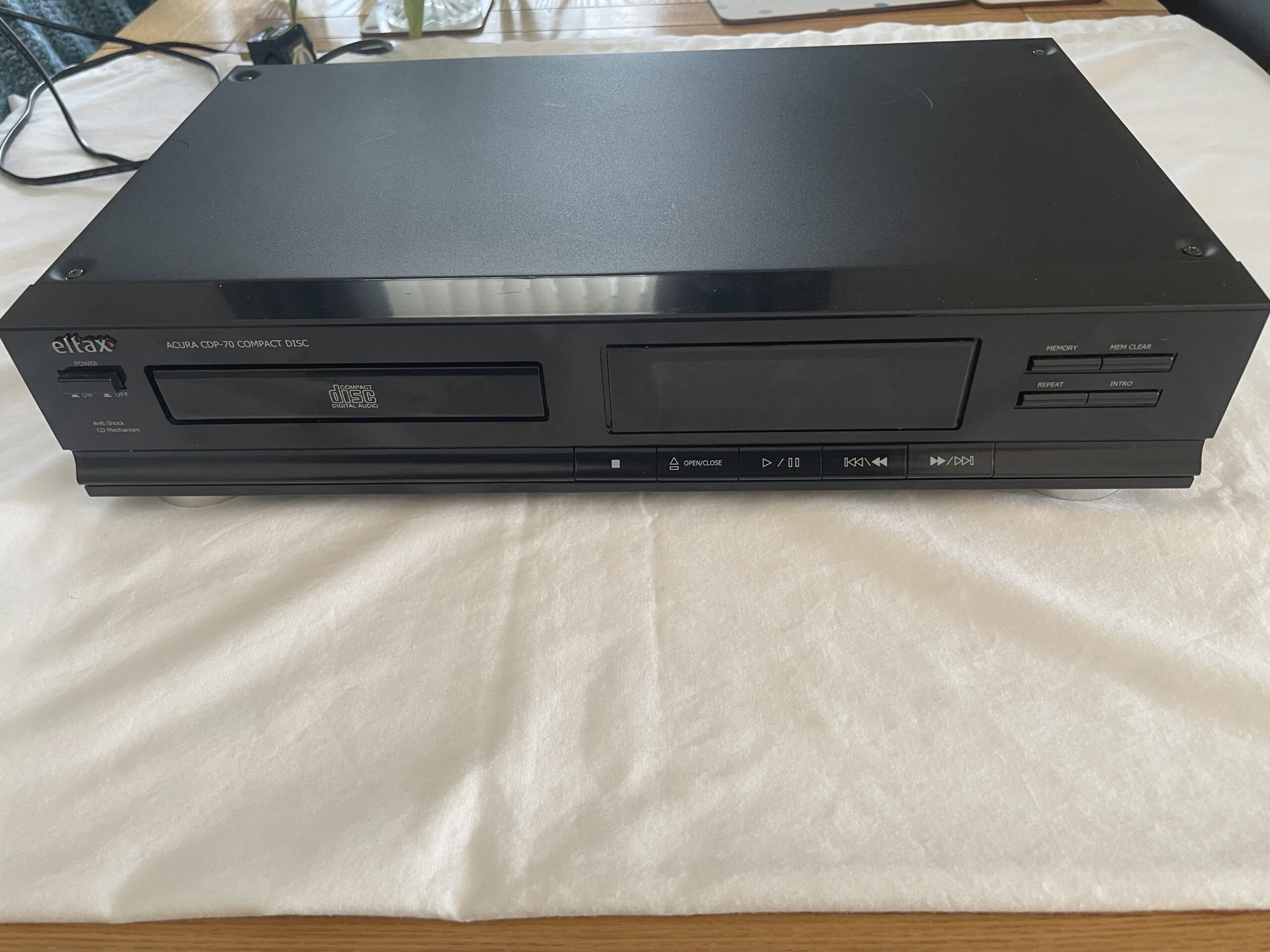 Eltax Acura CDP70 CD Player Reviewed Audio Appraisal